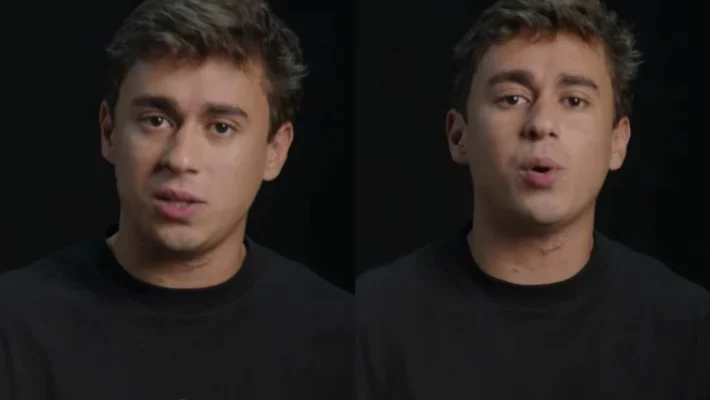 Deputado Nikolas Ferreira em vídeo polêmico sobre a fiscalização do Pix, que alcançou milhões de visualizações nas redes sociais.